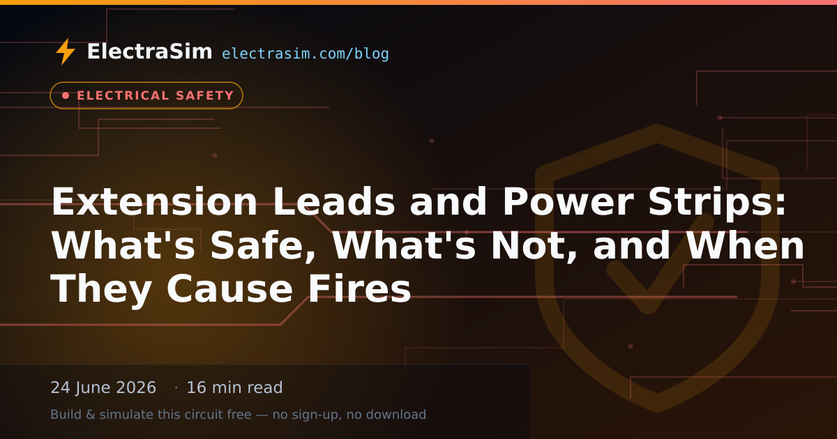 Extension Leads and Power Strips: What's Safe, What's Not, and When They Cause Fires