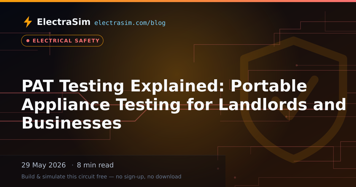 PAT Testing Explained: Portable Appliance Testing for Landlords and Businesses